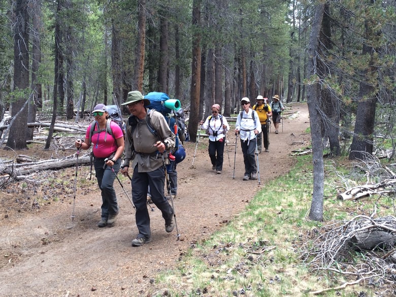 The number of hikers on the Pacific Crest Trail is up this year. 